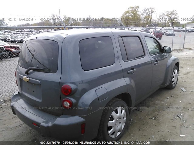 3GNDA13D28S618144 - 2008 CHEVROLET HHR LS 灰色 照片 4