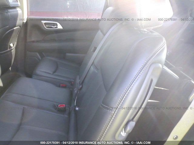 5N1DR2MM4HC600011 - 2017 NISSAN PATHFINDER S/SV/SL/PLATINUM 红色 照片 8