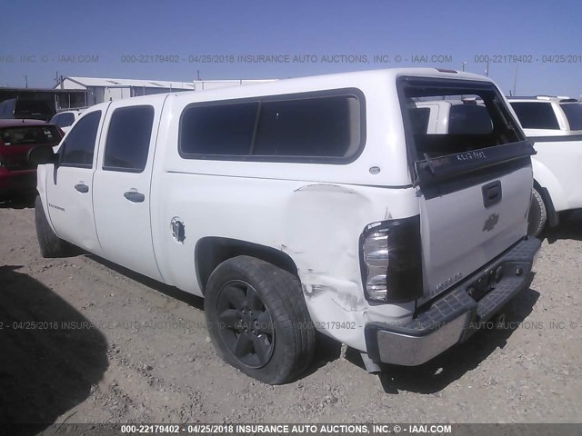 3GCEC13C49G131725 - 2009 CHEVROLET SILVERADO C1500/C1500  LS WHITE photo 3