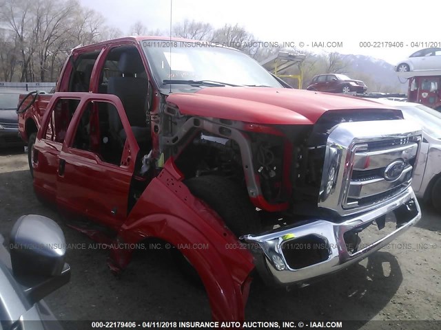 1FT7W2BT2GED13502 - 2016 FORD F250 SUPER DUTY RED photo 1