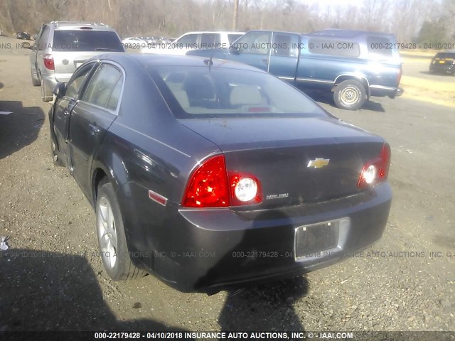 1G1ZB5EBXA4159653 - 2010 CHEVROLET MALIBU LS ნაცრისფერი ფოტო 3