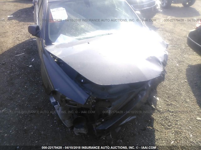 1G1ZB5EBXA4159653 - 2010 CHEVROLET MALIBU LS ნაცრისფერი ფოტო 6