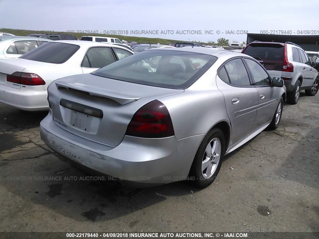 2G2WP552461190416 - 2006 PONTIAC GRAND PRIX Gümüş foto 4