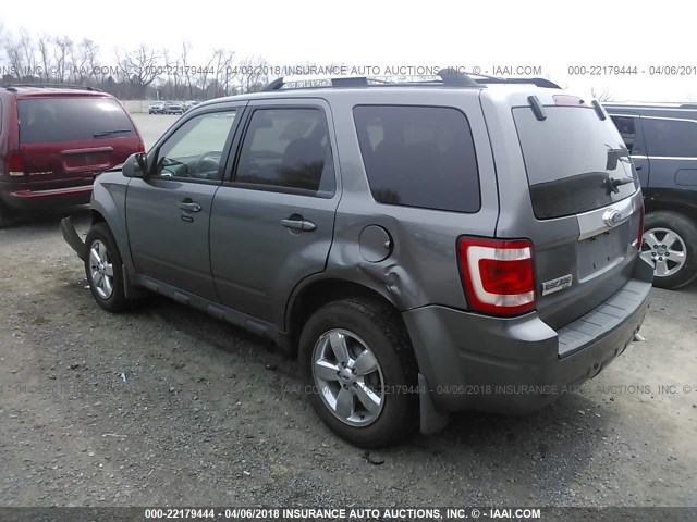 1FMCU947X9KB20687 - 2009 FORD ESCAPE LIMITED GRAY photo 3