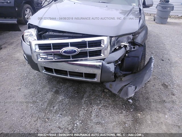 1FMCU947X9KB20687 - 2009 FORD ESCAPE LIMITED GRAY photo 6