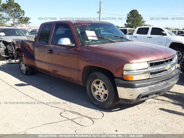 2GCEC19W1X1233362 - 1999 CHEVROLET SILVERADO C1500 MAROON photo 1