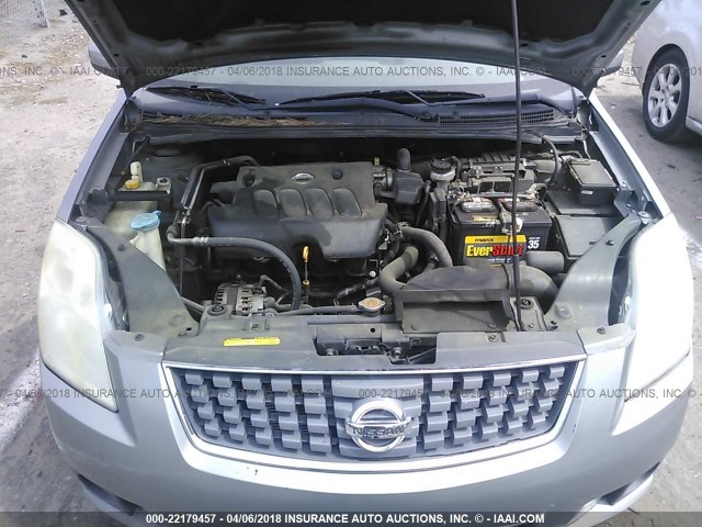 3N1AB61E17L721486 - 2007 NISSAN SENTRA 2.0/2.0S/2.0SL GRAY photo 10