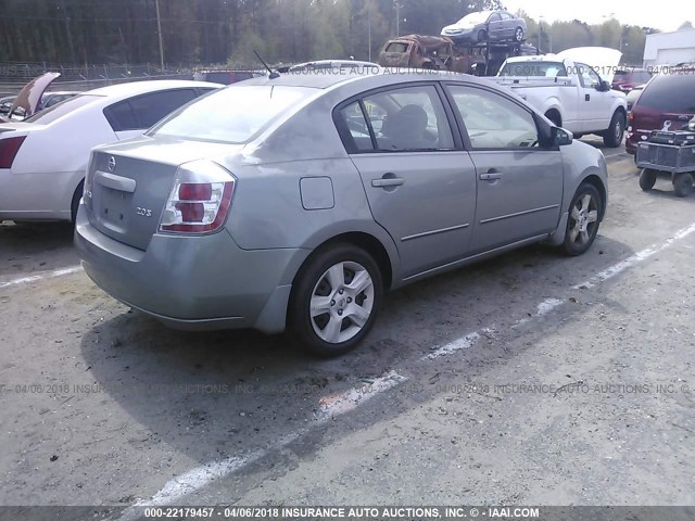 3N1AB61E17L721486 - 2007 NISSAN SENTRA 2.0/2.0S/2.0SL GRAY photo 4