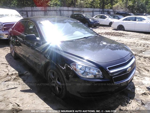 1G1ZB5E05CF266180 - 2012 CHEVROLET MALIBU LS BLACK photo 1