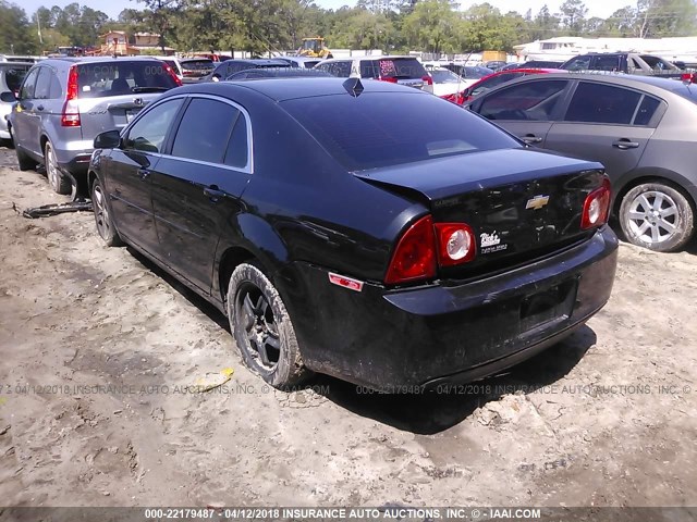 1G1ZB5E05CF266180 - 2012 CHEVROLET MALIBU LS BLACK photo 3