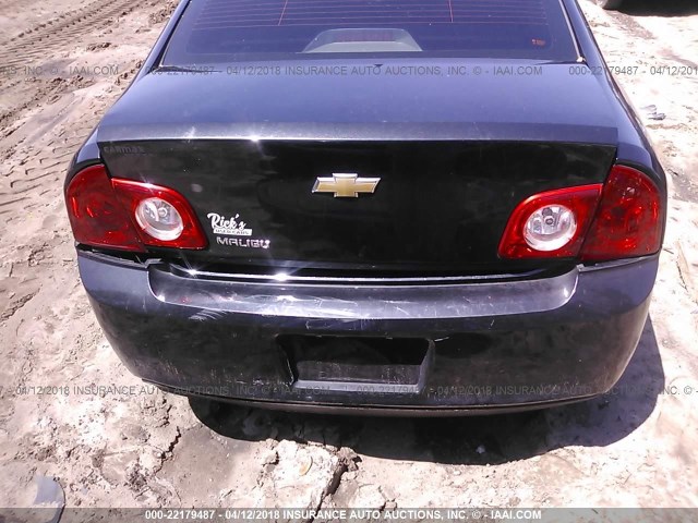 1G1ZB5E05CF266180 - 2012 CHEVROLET MALIBU LS BLACK photo 6