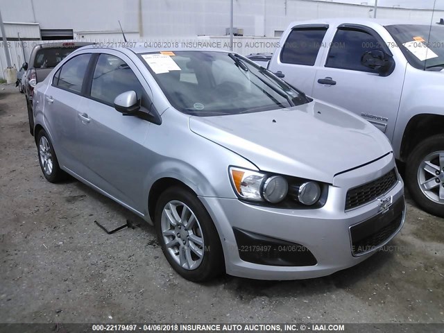 1G1JA5SH9D4191698 - 2013 CHEVROLET SONIC LS 银色 照片 1