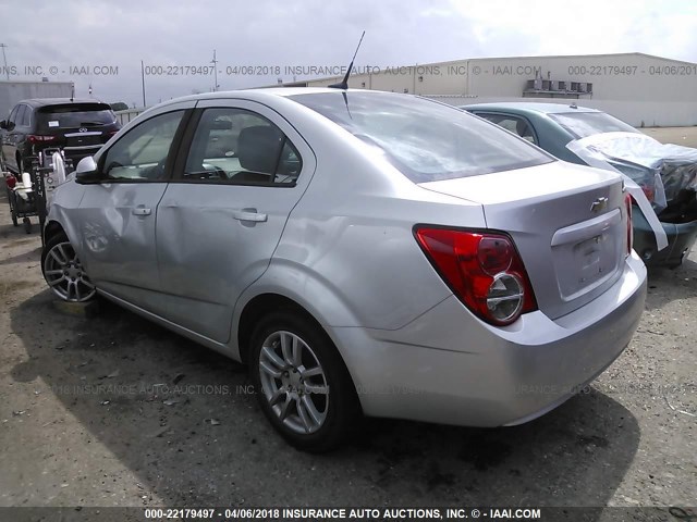 1G1JA5SH9D4191698 - 2013 CHEVROLET SONIC LS 银色 照片 3
