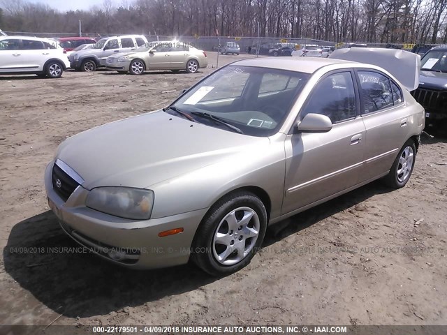 KMHDN46D36U292180 - 2006 HYUNDAI ELANTRA GLS/GT/LIMITED GOLD photo 2