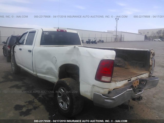 3C63R3GLXEG243085 - 2014 RAM 3500 CREWCAB ST WHITE photo 3