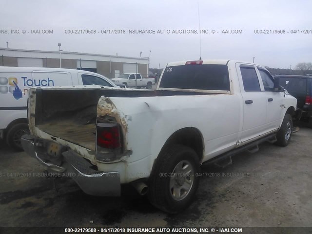 3C63R3GLXEG243085 - 2014 RAM 3500 CREWCAB ST WHITE photo 4