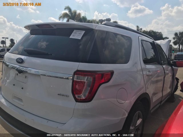 1FM5K8D82HGD14732 - 2017 FORD EXPLORER XLT WHITE photo 8