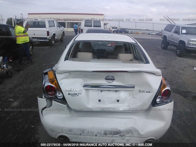 1N4AL21E18C237632 - 2008 NISSAN ALTIMA 2.5/2.5S WHITE photo 6