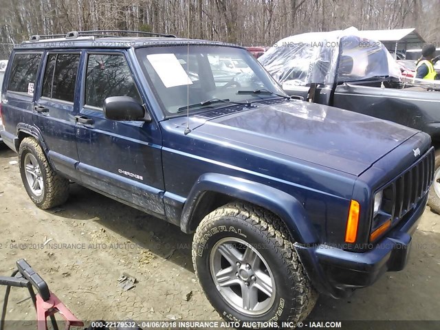 1J4FF58S61L506082 - 2001 JEEP CHEROKEE CLASSIC/LIMITED RED photo 1