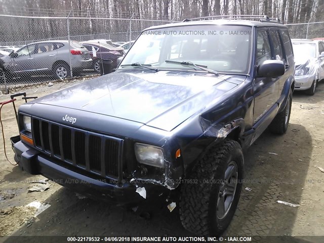 1J4FF58S61L506082 - 2001 JEEP CHEROKEE CLASSIC/LIMITED RED photo 6