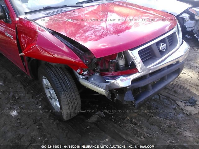 1N6DD26S8YC425113 - 2000 NISSAN FRONTIER KING CAB XE RED photo 6