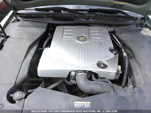 1G6DW677X50164940 - 2005 CADILLAC STS Կանաչ լուսանկար 10