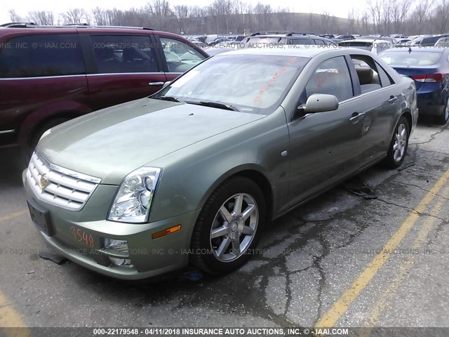 1G6DW677X50164940 - 2005 CADILLAC STS Կանաչ լուսանկար 2