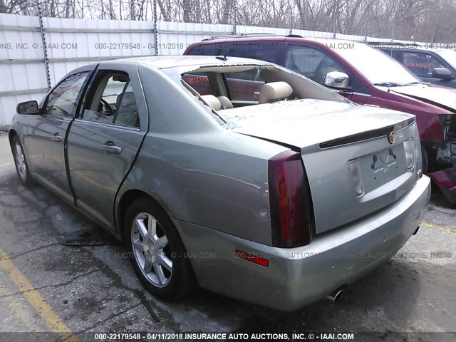 1G6DW677X50164940 - 2005 CADILLAC STS Կանաչ լուսանկար 3