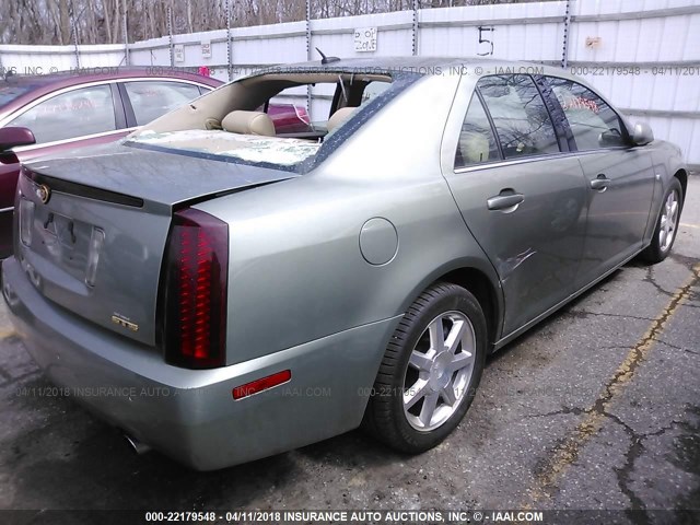 1G6DW677X50164940 - 2005 CADILLAC STS Կանաչ լուսանկար 4