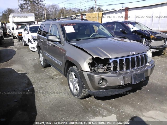 1J8HR58N55C719605 - 2005 JEEP GRAND CHEROKEE LIMITED GOLD photo 1