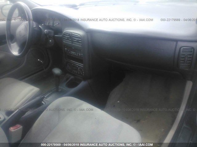 1G8ZP12871Z259667 - 2001 SATURN SC1 BLUE photo 5