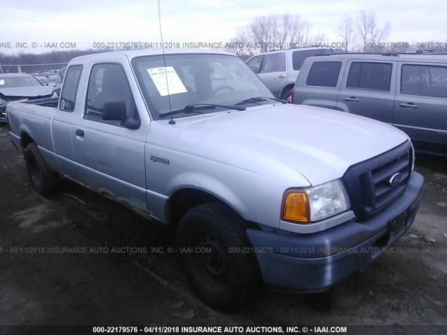 1FTYR14U45PA36199 - 2005 FORD RANGER SUPER CAB SILVER photo 1