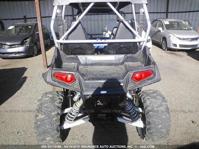 4XAXH76A3AD083988 - 2010 POLARIS RANGER RZR 4 BLUE photo 6