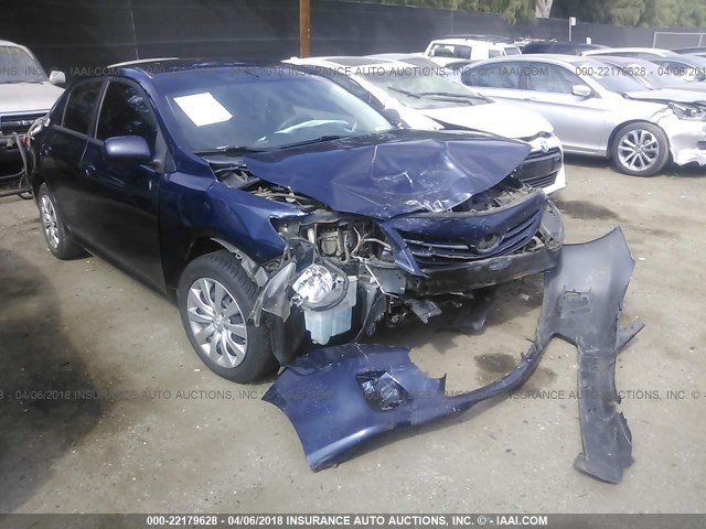 5YFBU4EE6DP118882 - 2013 TOYOTA COROLLA S/LE BLUE photo 1
