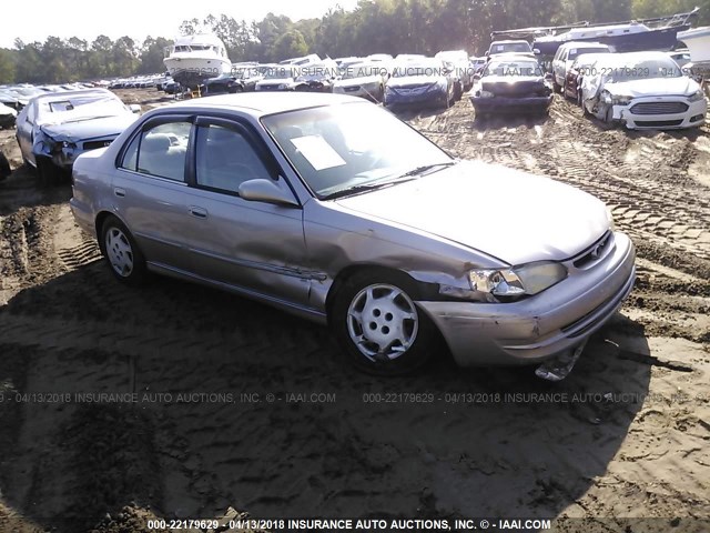 2T1BR12E8YC341337 - 2000 TOYOTA COROLLA VE/CE/LE GOLD photo 1