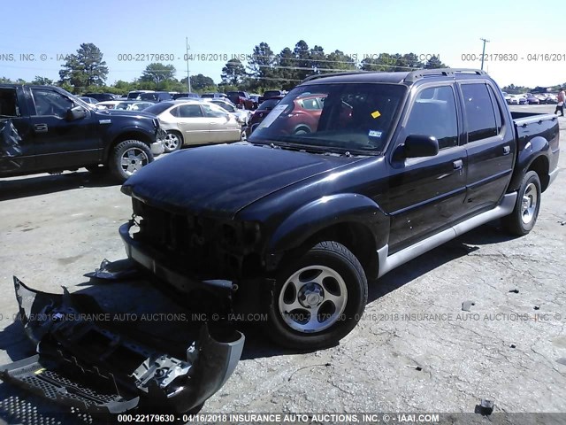 1FMZU67K14UA29328 - 2004 FORD EXPLORER SPORT TR  BLACK photo 2