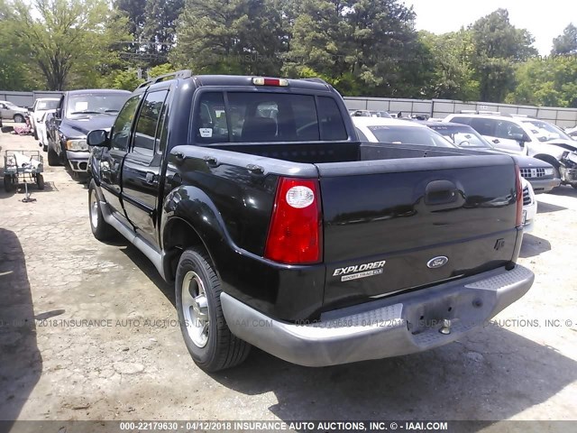 1FMZU67K14UA29328 - 2004 FORD EXPLORER SPORT TR  BLACK photo 3