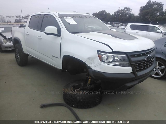 1GCGTEEN9H1298089 - 2017 CHEVROLET COLORADO ZR2 WHITE photo 1