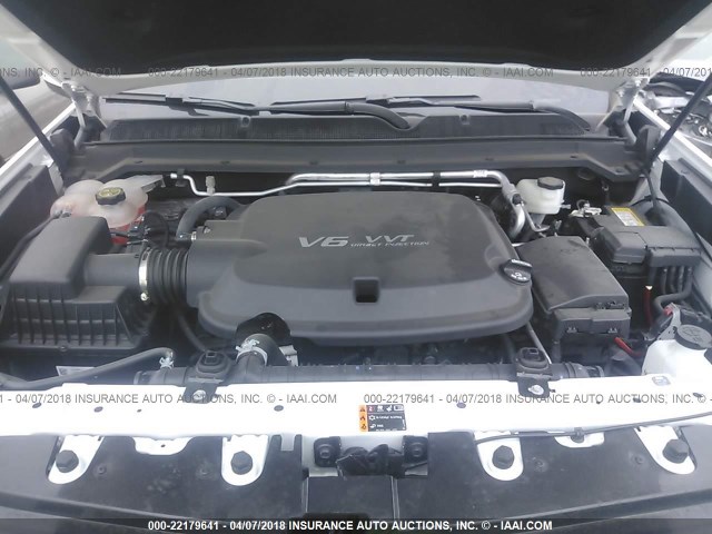 1GCGTEEN9H1298089 - 2017 CHEVROLET COLORADO ZR2 WHITE photo 10