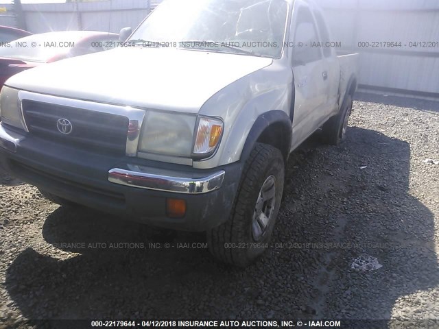 4TASN92N5YZ643521 - 2000 TOYOTA TACOMA XTRACAB PRERUNNER ვერცხლისფერი ფოტო 2