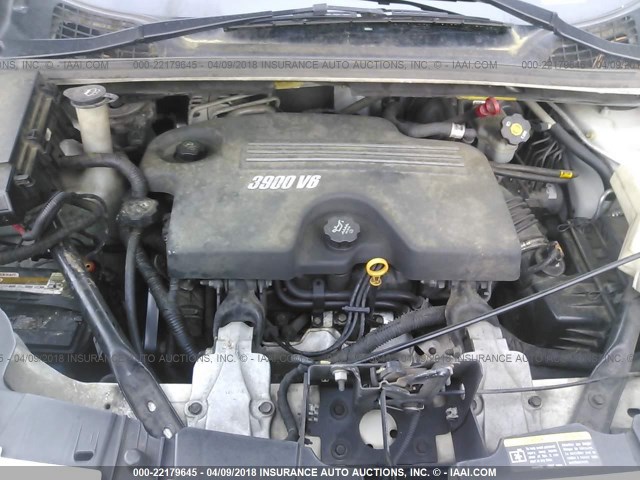 1GNDU23188D163335 - 2008 CHEVROLET UPLANDER LS WHITE photo 10