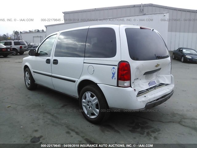 1GNDU23188D163335 - 2008 CHEVROLET UPLANDER LS WHITE photo 3