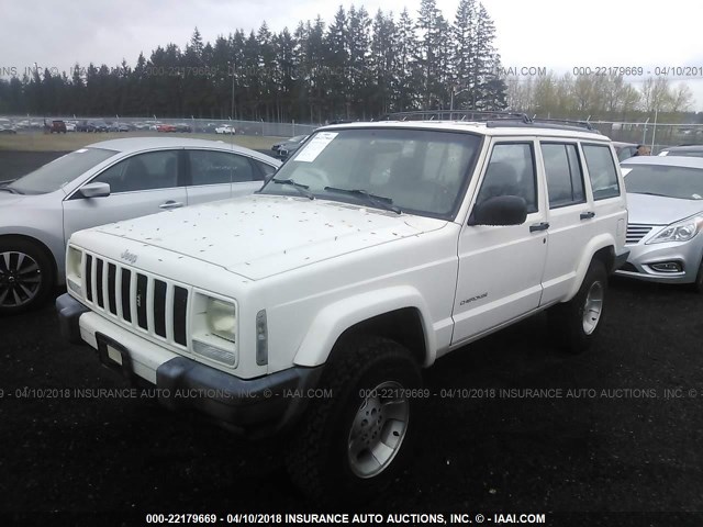 1J4FF68S4XL586710 - 1999 JEEP CHEROKEE SPORT/CLASSIC თეთრი ფოტო 6