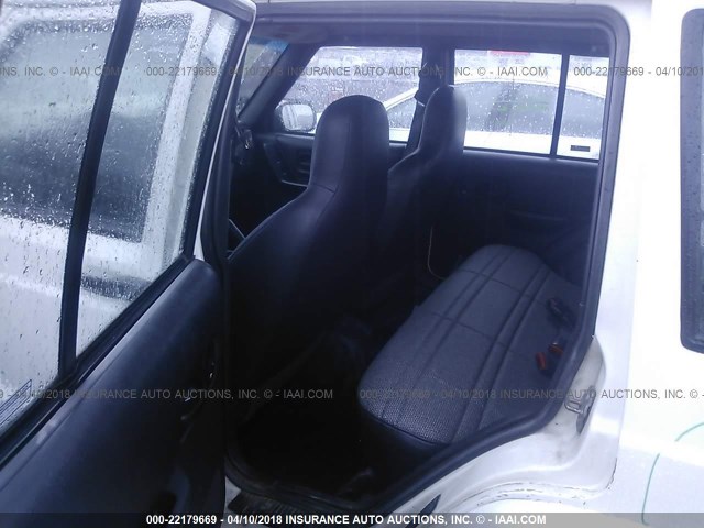 1J4FF68S4XL586710 - 1999 JEEP CHEROKEE SPORT/CLASSIC თეთრი ფოტო 8