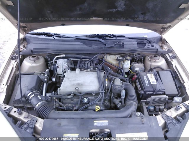 1G1ZT52824F230956 - 2004 CHEVROLET MALIBU LS 金色 照片 10