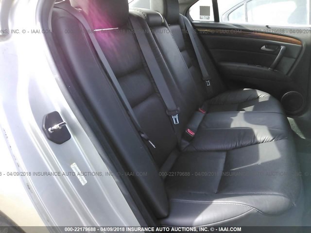 JH4KB16565C015439 - 2005 ACURA RL ვერცხლისფერი ფოტო 8