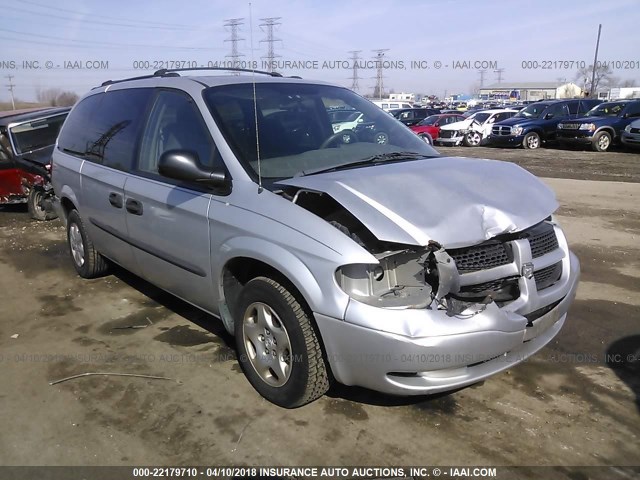 1D4GP24303B105546 - 2003 DODGE GRAND CARAVAN SE SILVER photo 1