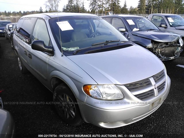 1D4GP24R97B125515 - 2007 DODGE GRAND CARAVAN SE SILVER photo 1