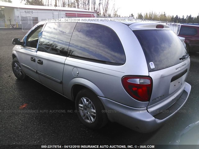 1D4GP24R97B125515 - 2007 DODGE GRAND CARAVAN SE SILVER photo 3