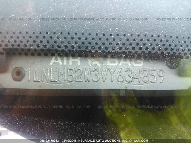1LNLM82W3VY634859 - 1997 LINCOLN TOWN CAR SIGNATURE/TOURING WHITE photo 9